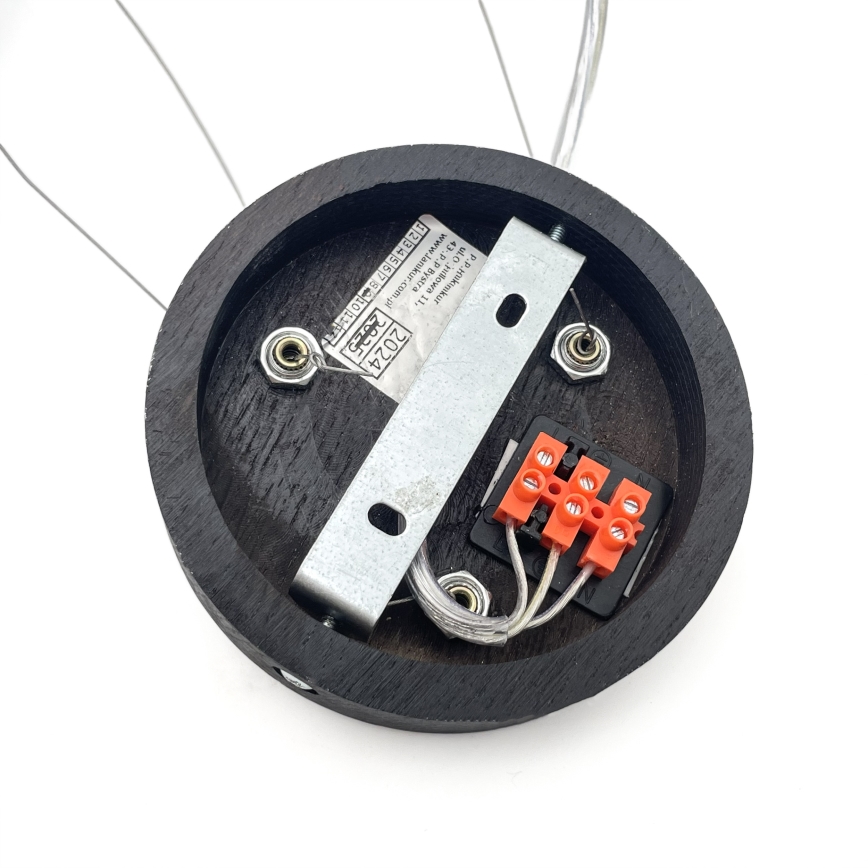 Brilagi - LED полилей на кабел CARVALHO SMOKEY 3xE27/60W/230V, дъб, Ø 47,5 cm