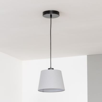 Brilagi - LED полилей на кабел CERIA 1xE27/40W/230V Ø 20,5 см, сив