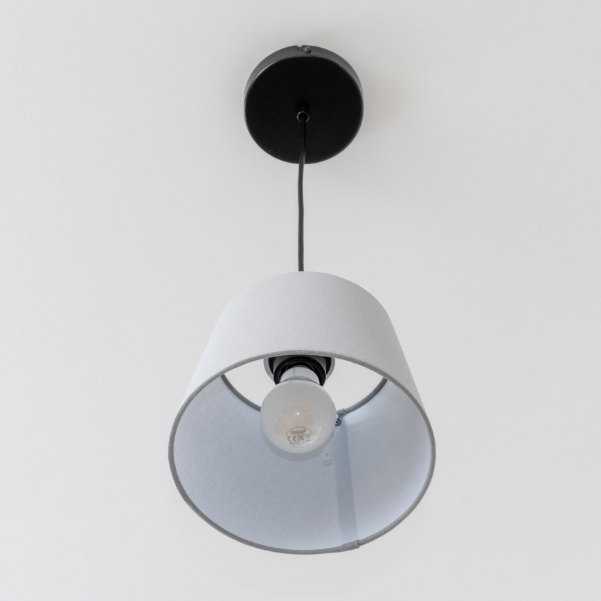 Brilagi - LED полилей на кабел CERIA 1xE27/40W/230V Ø 20,5 см, сив