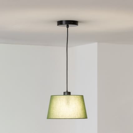 Brilagi - LED полилей на кабел CERIA 1xE27/40W/230V Ø 25 см зелен