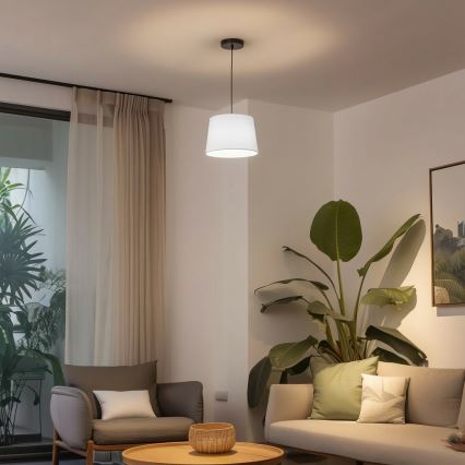 Brilagi - LED полилей на кабел CERIA 1xE27/40W/230V Ø 30 см бял