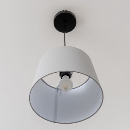 Brilagi - LED полилей на кабел CERIA 1xE27/40W/230V Ø 30 см, сив