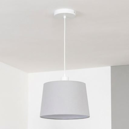 Brilagi - LED полилей на кабел CERIA 1xE27/40W/230V Ø 30 см, сив
