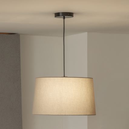 Brilagi - LED полилей на кабел CERIA 1xE27/40W/230V Ø 45 см, бежов