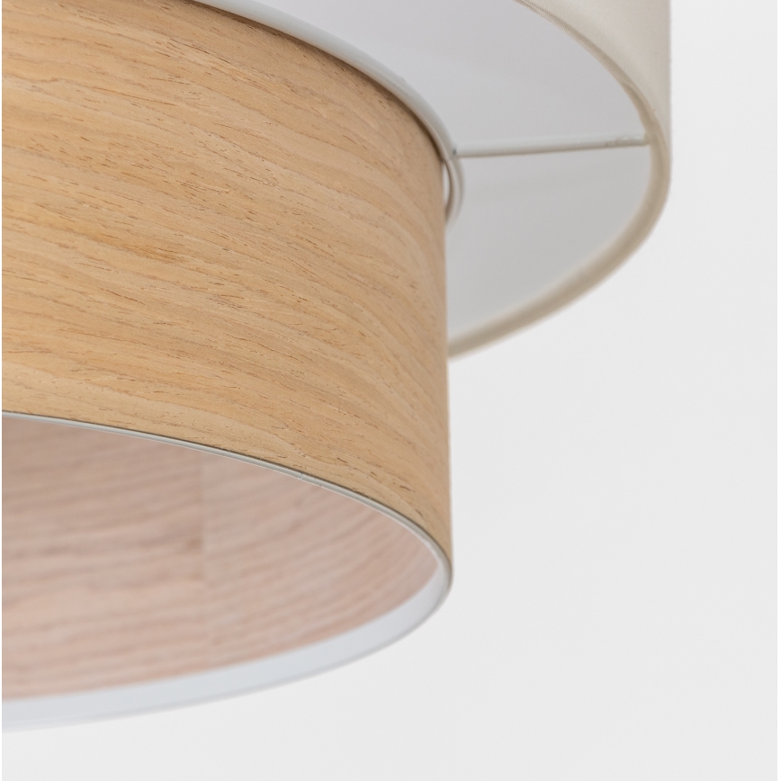 Brilagi - LED полилей на кабел CERIA 1xE27/40W/230V Ø 50 см бял/бежов