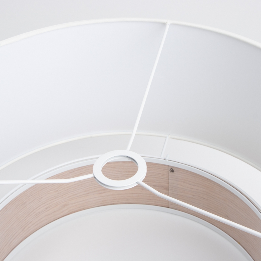 Brilagi - LED полилей на кабел CERIA 1xE27/40W/230V Ø 50 см бял/бежов