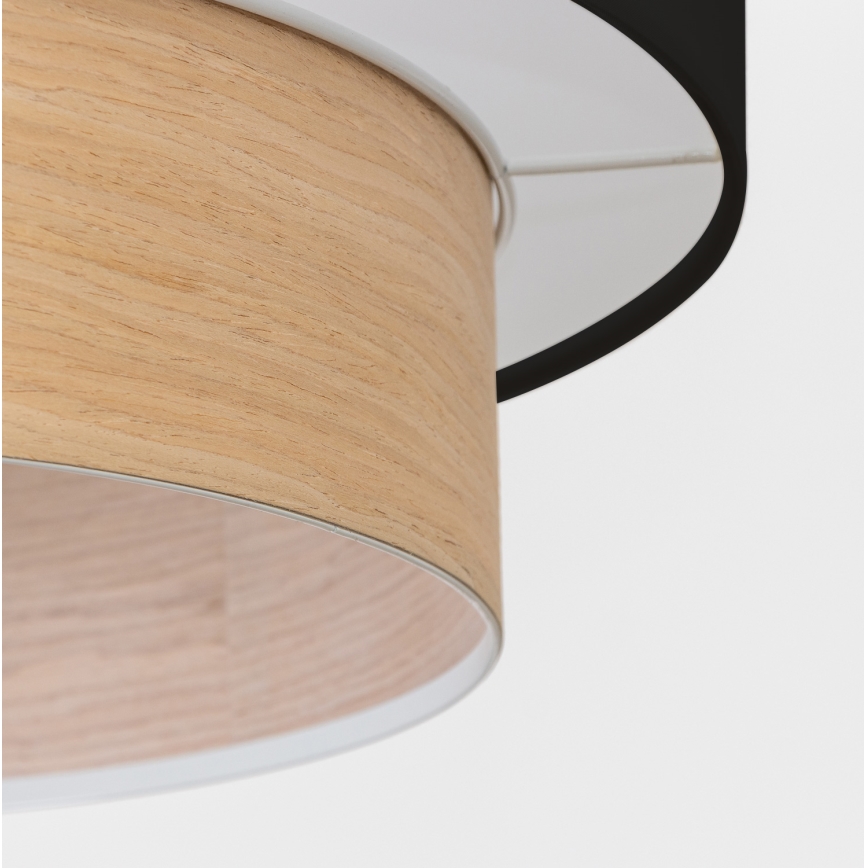 Brilagi - LED полилей на кабел CERIA 1xE27/40W/230V Ø 50 см черен/бежов