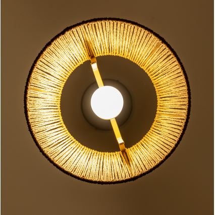 Brilagi - LED полилей на кабел CERIA BOHO 1xE27/40W/230V Ø 28 см кафяв