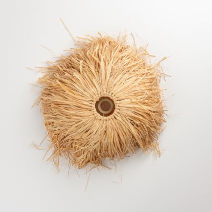 Brilagi - LED полилей на кабел CERIA BOHO 1xE27/40W/230V Ø 40 см рафия