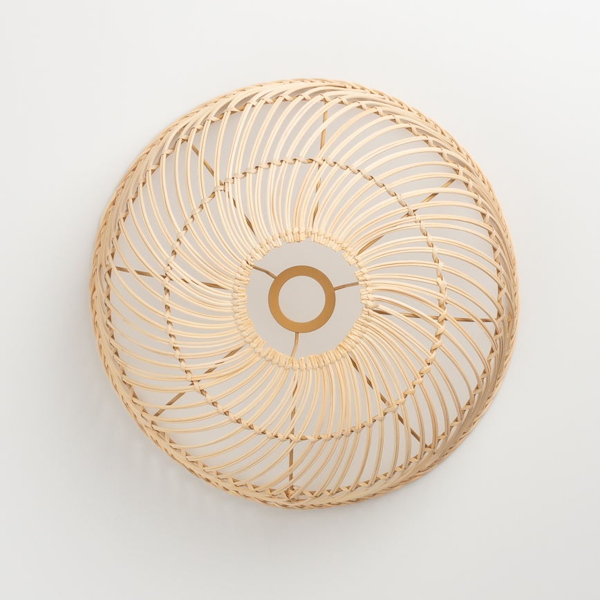 Brilagi - LED полилей на кабел CERIA BOHO 1xE27/40W/230V Ø 40 см, ратан