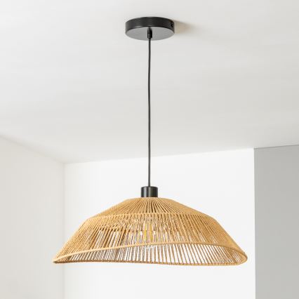 Brilagi - LED полилей на кабел CERIA BOHO 1xE27/40W/230V Ø 50 см кафяв