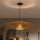 Brilagi - LED полилей на кабел CERIA BOHO 1xE27/40W/230V Ø 70 см черен/кафяв