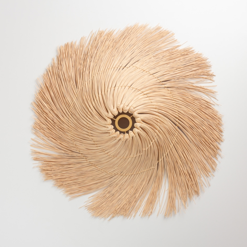 Brilagi - LED полилей на кабел CERIA BOHO 1xE27/40W/230V Ø 70 см ратан