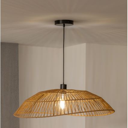 Brilagi - LED полилей на кабел CERIA BOHO 1xE27/40W/230V Ø 70 см кафяв