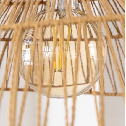 Brilagi - LED полилей на кабел CERIA BOHO 1xE27/40W/230V Ø 70 см кафяв