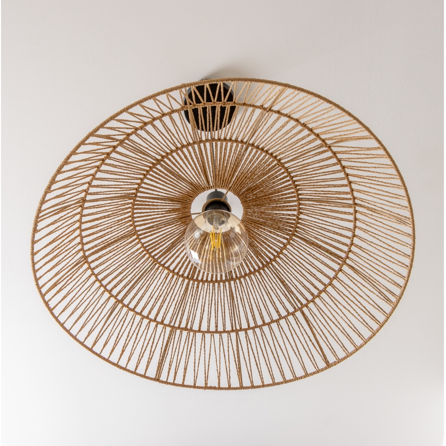 Brilagi - LED полилей на кабел CERIA BOHO 1xE27/40W/230V Ø 70 см кафяв