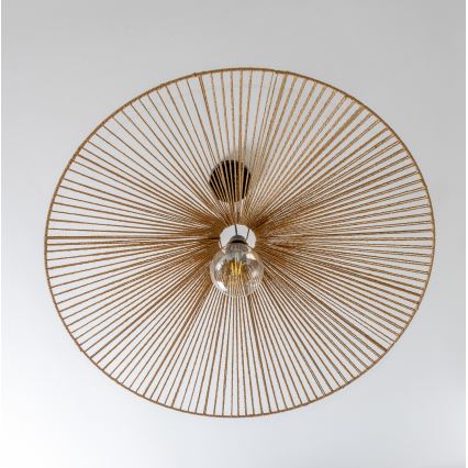 Brilagi - LED полилей на кабел CERIA BOHO 1xE27/40W/230V Ø 90 см, кафяв