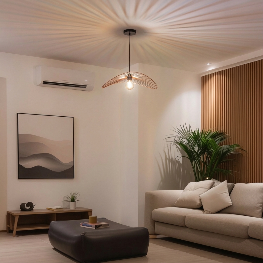 Brilagi - LED полилей на кабел CERIA WIRE 1xE27/40W/230V 40x56 см бронзов