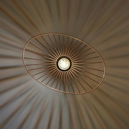 Brilagi - LED полилей на кабел CERIA WIRE 1xE27/40W/230V 40x56 см бронзов