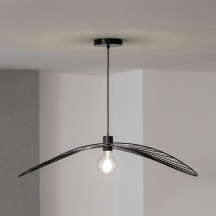 Brilagi - LED полилей на кабел CERIA WIRE 1xE27/40W/230V 60x80 cm черен
