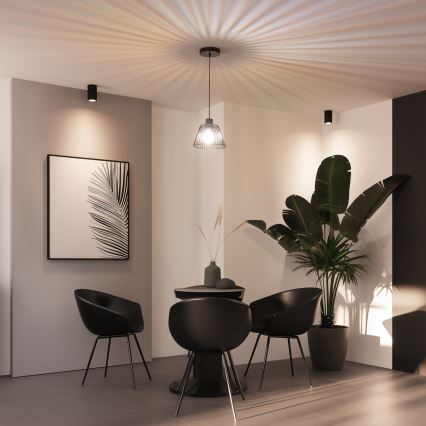 Brilagi - LED полилей на кабел CERIA WIRE 1xE27/40W/230V Ø 21 см черен