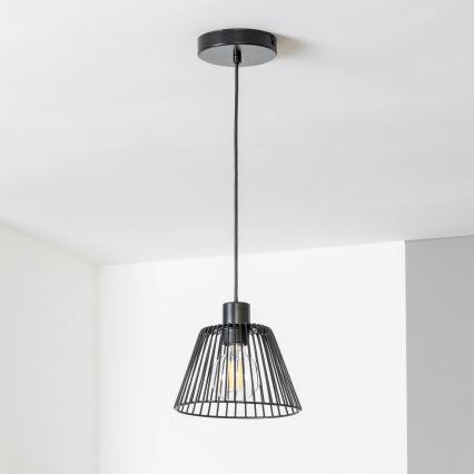 Brilagi - LED полилей на кабел CERIA WIRE 1xE27/40W/230V Ø 21 см черен