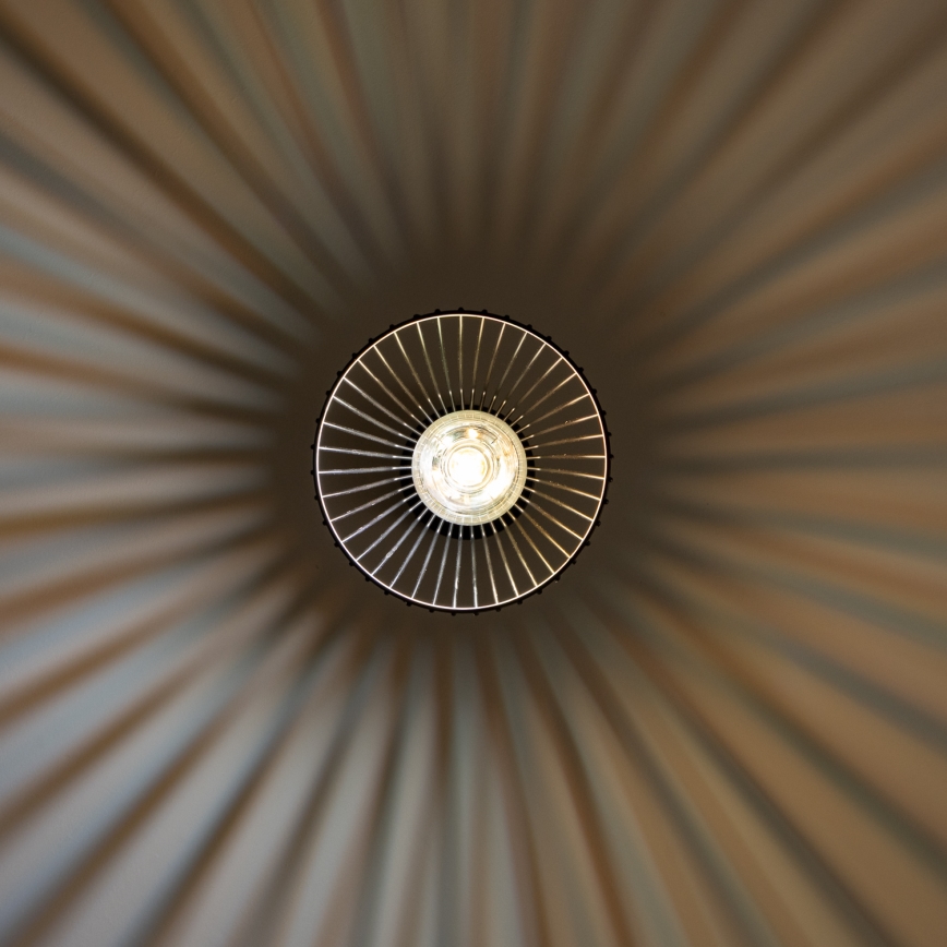 Brilagi - LED полилей на кабел CERIA WIRE 1xE27/40W/230V Ø 21 см черен