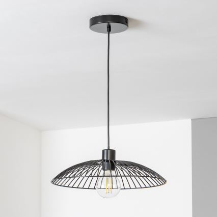 Brilagi - LED полилей на кабел CERIA WIRE 1xE27/40W/230V Ø 38 см, черен