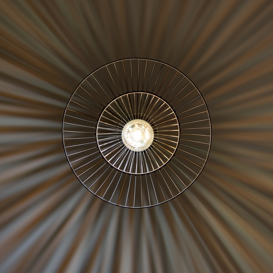 Brilagi - LED полилей на кабел CERIA WIRE 1xE27/40W/230V Ø 38 см, черен