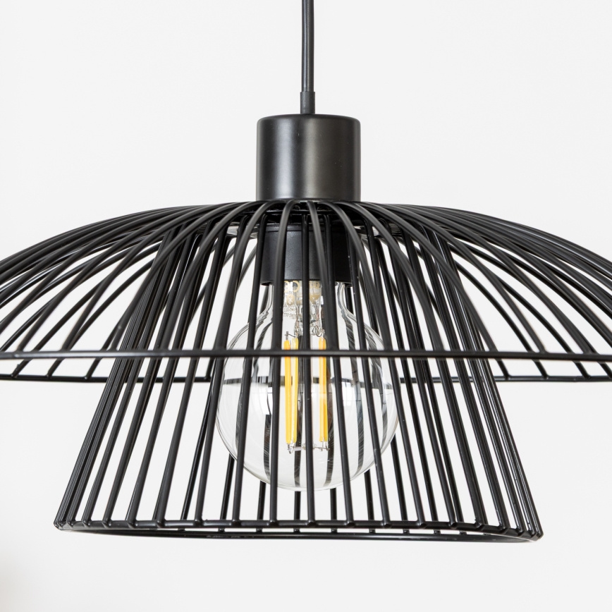 Brilagi - LED полилей на кабел CERIA WIRE 1xE27/40W/230V Ø 38 см, черен