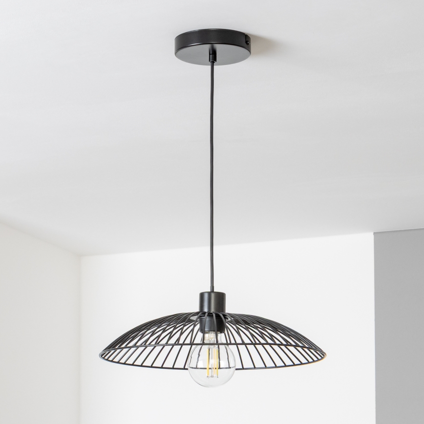 Brilagi - LED полилей на кабел CERIA WIRE 1xE27/40W/230V Ø 38 см, черен