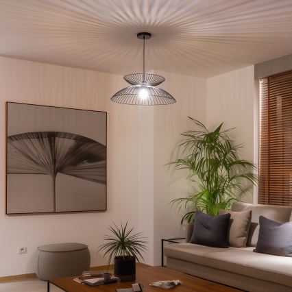 Brilagi - LED полилей на кабел CERIA WIRE 1xE27/40W/230V Ø 60 см черен