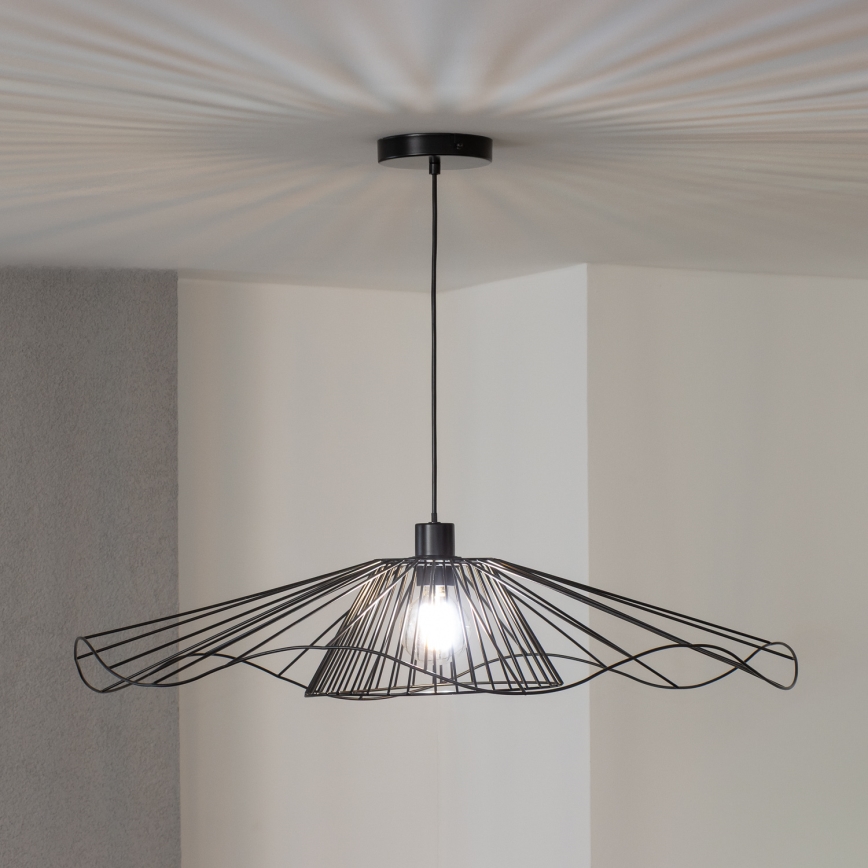 Brilagi - LED полилей на кабел CERIA WIRE 1xE27/40W/230V Ø 80 cm черен