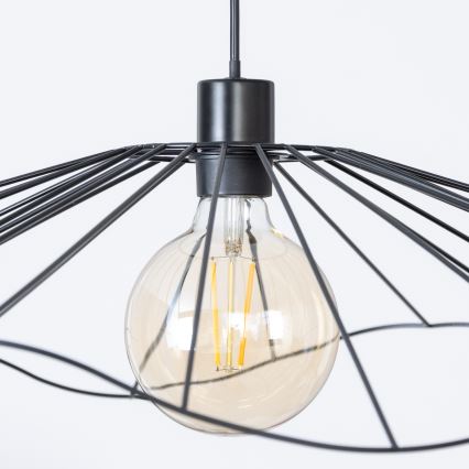 Brilagi - LED полилей на кабел CERIA WIRE 1xE27/40W/230V Ø 80 см черен