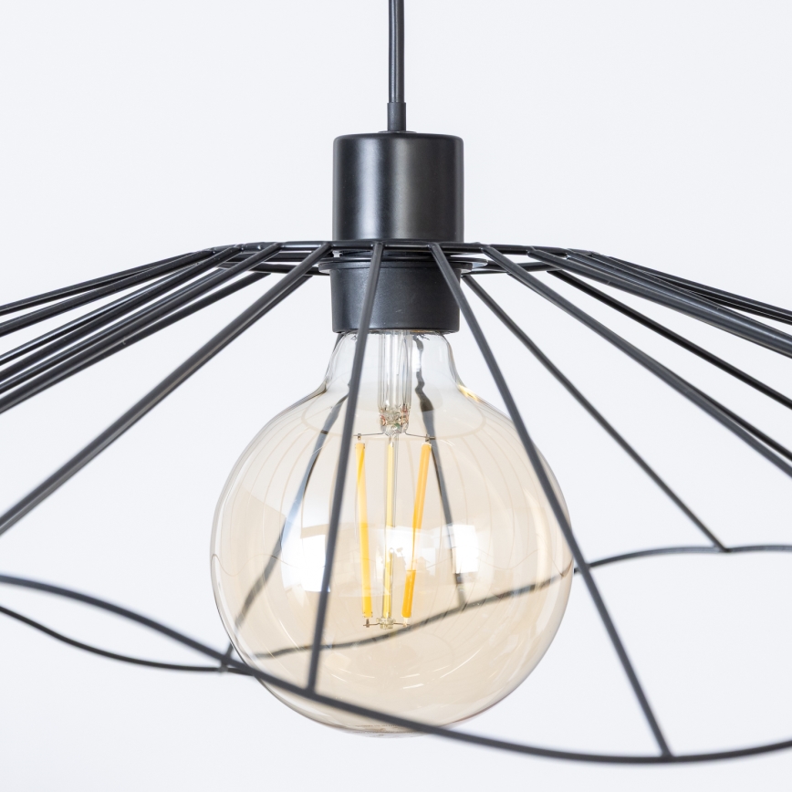 Brilagi - LED полилей на кабел CERIA WIRE 1xE27/40W/230V Ø 80 см черен