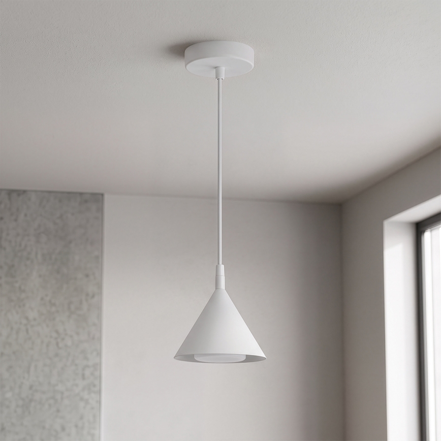 BRILAGI - LED Полилей на кабел CONE SINGLE 1xGX53/15W/230V бял