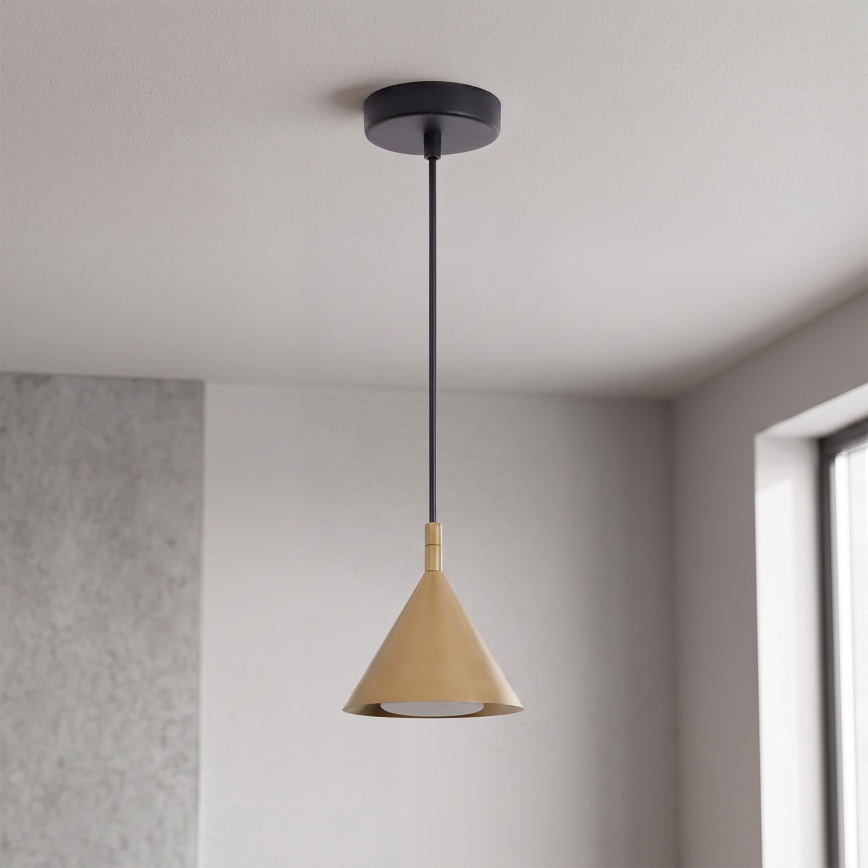 BRILAGI - LED Полилей на кабел CONE SINGLE 1xGX53/15W/230V златен