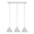BRILAGI - LED Полилей на кабел CONE TRIPLE 3xGX53/15W/230V бял