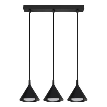 BRILAGI - LED Полилей на кабел CONE TRIPLE 3xGX53/15W/230V черен