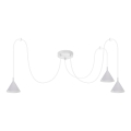 BRILAGI - LED Полилей на кабел CONE TRIPLE SPIDER 3xGX53/15W/230V бял