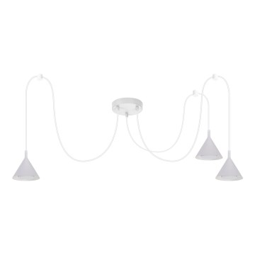 BRILAGI - LED Полилей на кабел CONE TRIPLE SPIDER 3xGX53/15W/230V бял