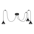 BRILAGI - LED Полилей на кабел CONE TRIPLE SPIDER 3xGX53/15W/230V черен