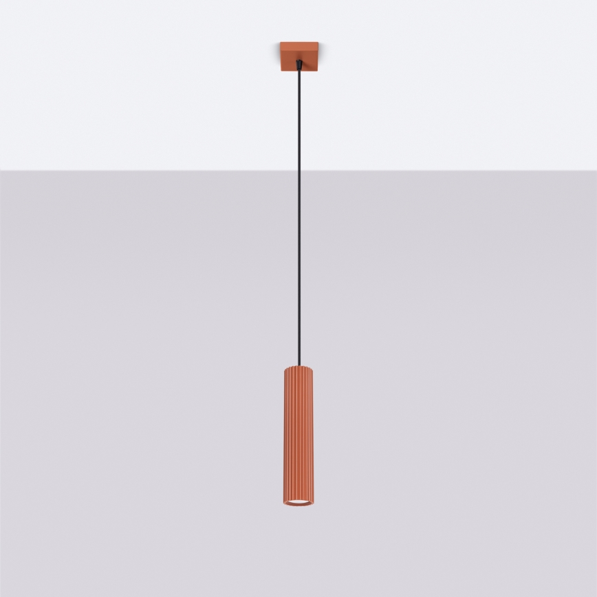 BRILAGI - LED полилей на кабел CRESTO 1xGU10/10W/230V оранжев