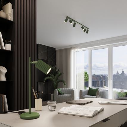 Brilagi - LED полилей на кабел CRESTO 1xGU10/10W/230V зелен