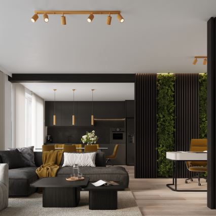 Brilagi - LED полилей на кабел CRESTO 1xGU10/10W/230V златист