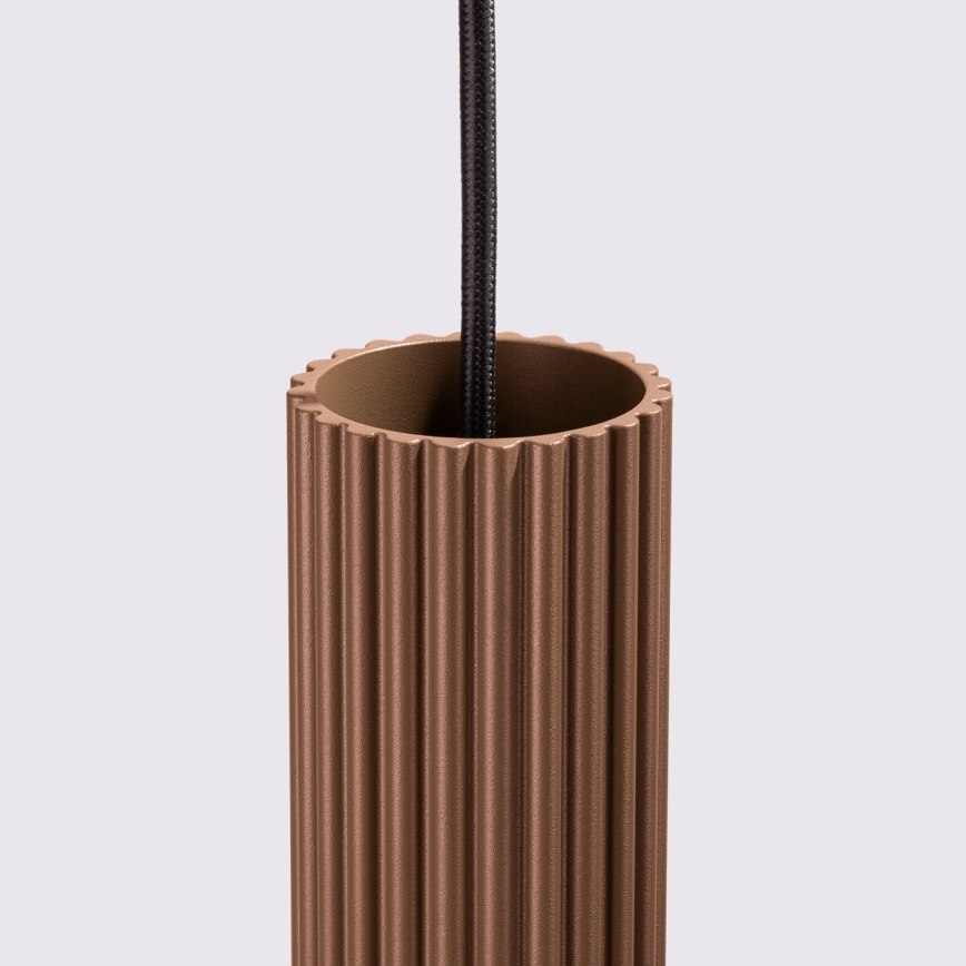 Brilagi - LED полилей на кабел CRESTO 1xGU10/10W/230V кафяв