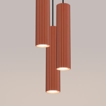 BRILAGI - LED полилей на кабел CRESTO 3xGU10/10W/230V оранжев