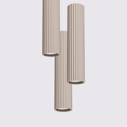 Brilagi - LED полилей на кабел CRESTO 3xGU10/10W/230V таупе