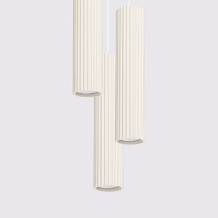 Brilagi - LED полилей на кабел CRESTO 3xGU10/10W/230V кремав