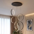 BRILAGI - LED полилей на кабел ECHO LED/80W/230V 4000K Ø 50 см черен